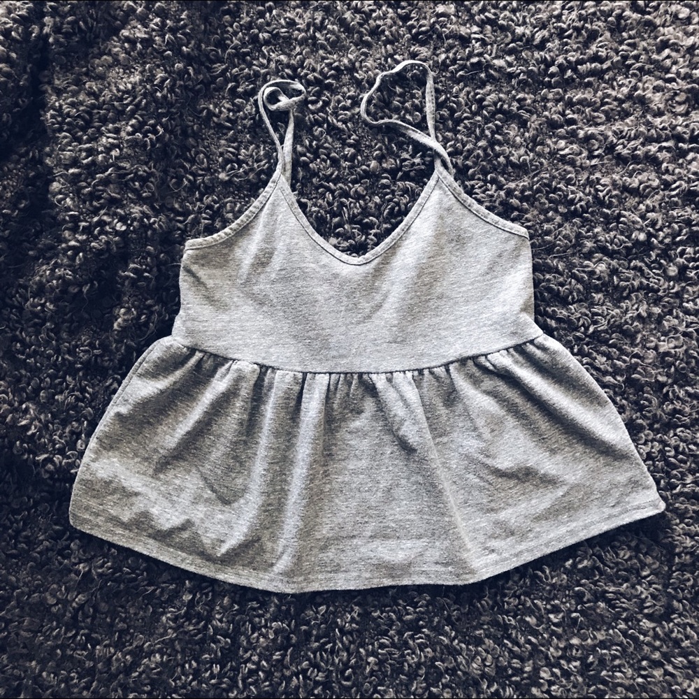 NYTT PERFECT QUALITY GREY TOP XS-S size